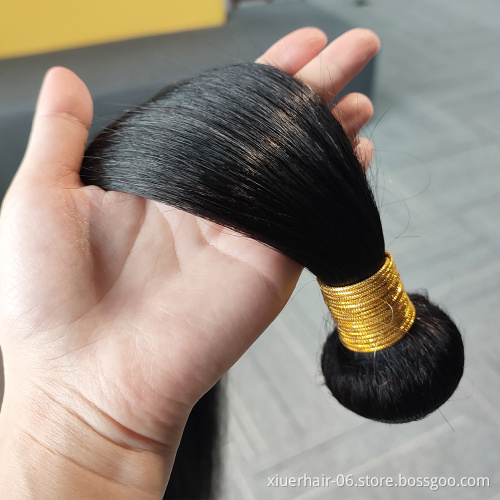 Curlly Cuticul Virgin Human Hair 32Inch 50Inch 3 Bundles Lace Frontal Color Brazilian Hair Bundles For Straight Hair
